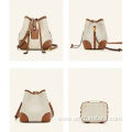 2023 Genuine Leather Bucket Bag